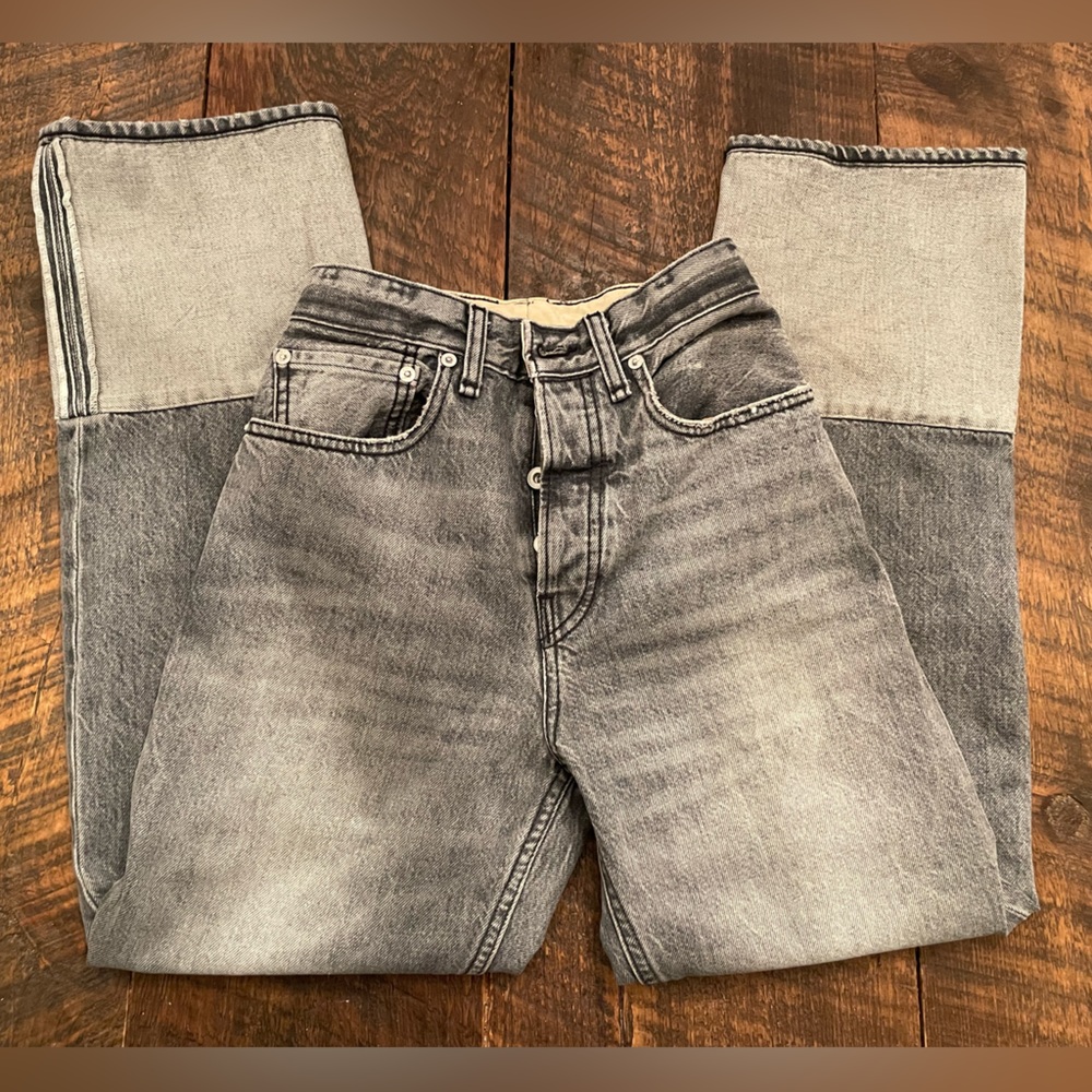 Rag & Bone High-Rise Ankle Straight Jeans